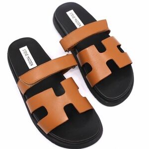Steve Madden Cognac Mayven Sandal NWOT